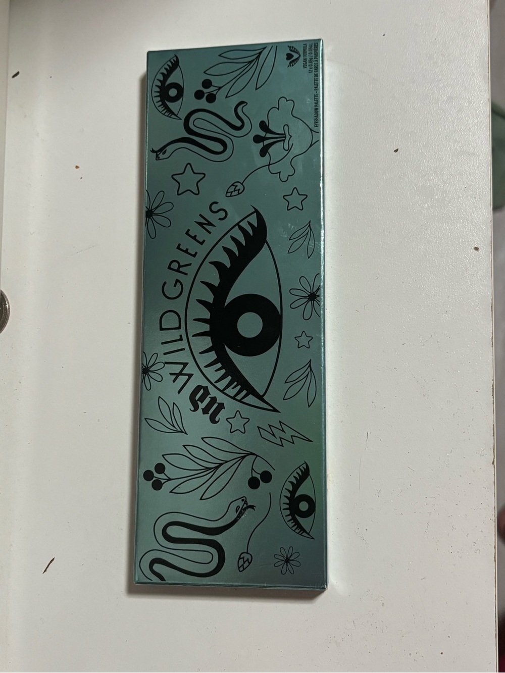 Too Faced Wild Greens Eyeshadow Palette - Teal and Black